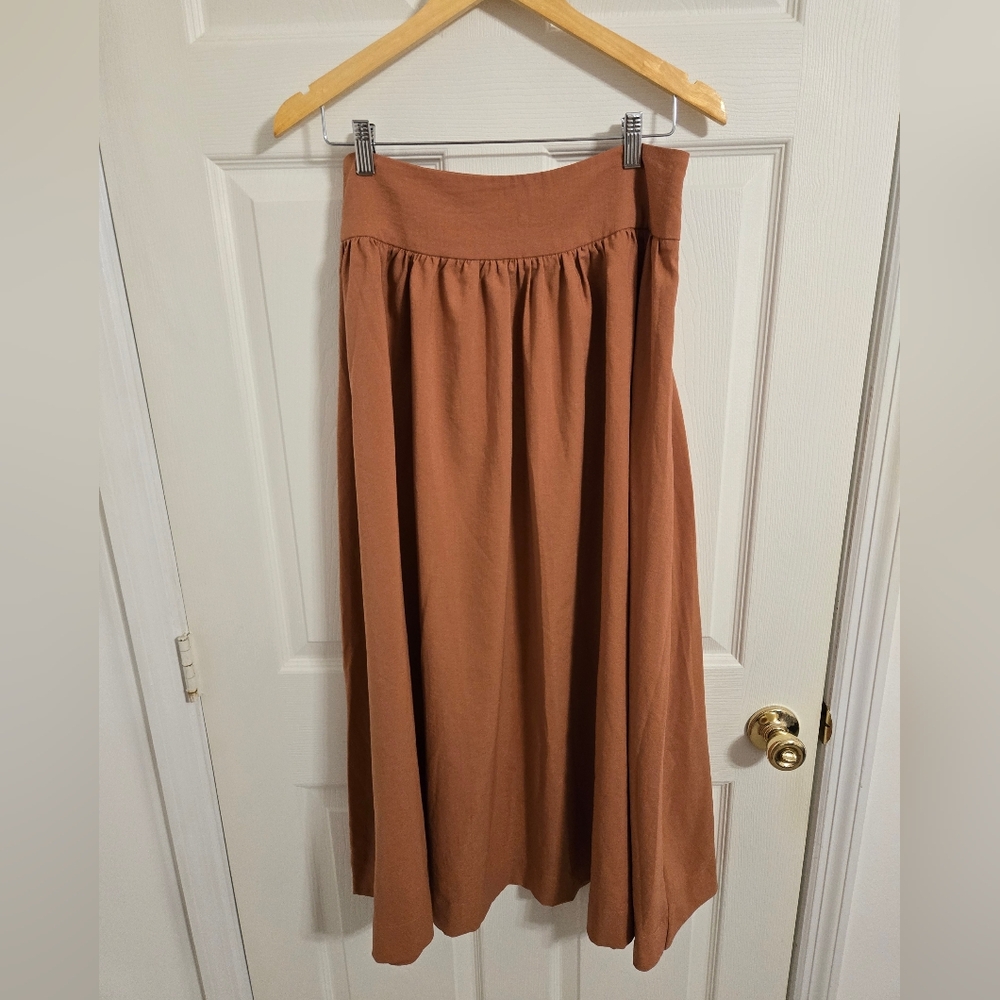 Altar'd State Tan Brown Maxi Skirt Size Large
